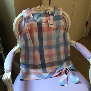 J Crew summer sleeveless top, new with tags 00